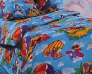 КПБ 1,5сп Сударушка Каникулы 150*215 см, 150*215 см, 70*70 см 2шт бязь (ш150) 734186