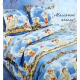 КПБ 1,5сп Сударушка Маленькие ангелы 150*215 см, 150*215 см, 70*70 см 2шт бязь (ш150)  859285