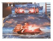 КПБ "Этель 3Д" Парус 2.0 сп 180*210 см, 220*240 см, 50*70 + 5 см - 2 шт 100% хлопок, сатин 728811
