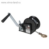 Лебедка ручная "TUNDRA" 1000 кг, металлический трос 10 метров 1002765