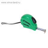 Рулетка "TUNDRA basic" пластиковый корпус, автостоп 7,5м х 25мм 881700