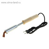Паяльник "TUNDRA basic" деревянная рукоятка, плоское жало, 100 Вт, 220 В 1026066