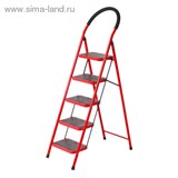 Стремянка с антискользящими ступенями "Tundra Basic" 5 ступеней 882090