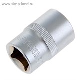 Головка торцевая "TUNDRA premium" 6-гранная, 1/2", 17 мм, CrV 1123555