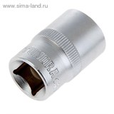 Головка торцевая "TUNDRA premium" 6-гранная, 1/2", 18 мм, CrV 1123556