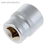 Головка торцевая "TUNDRA premium" 6-гранная, 1/2", 24 мм, CrV 1123562