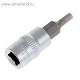 Головка торцевая с битой "TUNDRA premium" 1/4", H3, CrV 1123583