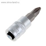 Головка торцевая с битой "TUNDRA premium" 1/4", PH2, CrV 1123590