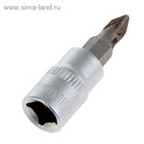 Головка торцевая с битой "TUNDRA premium" 1/4", PZ1, CrV 1123587