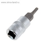 Головка торцевая с битой "TUNDRA premium" 1/4", Т10, CrV 1123575