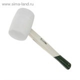 Киянка "TUNDRA basic" деревянная рукоятка, белая резина 500г 881751