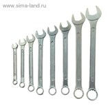 Набор ключей комбинированных "TUNDRA basic" , хромированный, 8 шт, 6-19 мм 878098