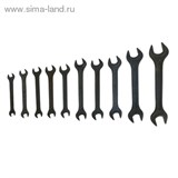 Набор ключей рожковых "TUNDRA basic" , сумка, фосфатированный, 10 шт, 6-22 мм 878124