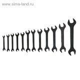 Набор ключей рожковых "TUNDRA basic" , сумка, фосфатированный, 12 шт, 6-27 мм 878125