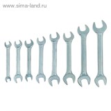 Набор ключей рожковых "TUNDRA basic" , холдер, хромированный, 8 шт, 6-17 мм 878106