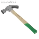 Молоток-гвоздодер "TUNDRA basic" деревянная рукоятка, круглый боек с магнитом, 750 г. 882006
