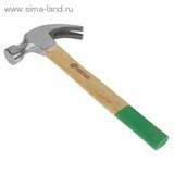 Молоток-гвоздодер "TUNDRA basic" деревянная рукоятка, круглый боек, 750 г. 882003