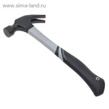 Молоток-гвоздодер "TUNDRA premium" фиберглассовая трехкомп. рукоятка, круглый боек, 250г. 882019