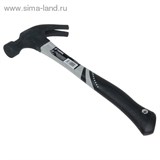 Молоток-гвоздодер "TUNDRA premium" фиберглассовая трехкомп. рукоятка, круглый боек, 500г. 882020