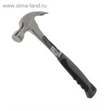 Молоток-гвоздодер "TUNDRA premium" цельнометаллический, двухкомп. рукоятка,круглый боек, 250г 882013